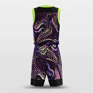 Uniformes de Baloncesto Personalizados con Transferencia Térmica, Transpirables, 100% Poliéster, Marca Privada OEM, MOQ Bajo: 10 Conjuntos - Product Image 2