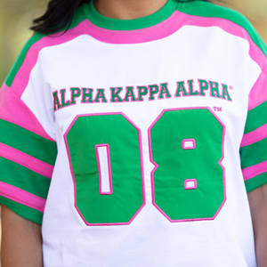   Camiseta de Hockey para Mujer, Manga Corta, con Estampado Gráfico, Estilo Casual, Deportivo, Universitario, Preppy, Moda Urbana - Product Image 5
