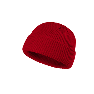 หมวกบีนนี่ถักสีทึบหมวกฤดูหนาวยางนุ่มสำหรับชุดลำลองกิจกรรมกลางแจ้งและสไตล์สตรีท - Product Image 1