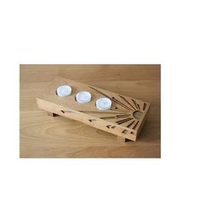 Hot Selling Wooden Tapered Candle Holder Wedding Christmas Festive Customized Handmade <b>Tealight</b> Candle Stand Home Decor Tabletop - Product Image 4