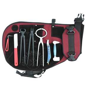 Kit complet d'outils de soin des sabots de cheval pour fermeur : Pince à sabots, Testeur de sabots, Extracteur de clous, Couteau à sabots, Couteau à sabots à boucle et Outil de ramassage - Product Image 1