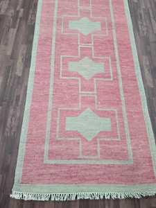 Antique Pink Hand Knotted Wool Carpets 100% Export High Quality Handmade 8x10 & 7x10 Living Room Floor Sets Cotton Material - Product Image 2