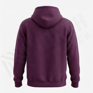 Sweat-shirt d'hiver pour hommes, personnalisable, respirant, 100 % coton, avec poche, impression du logo de la marque, en molleton, style streetwear - Product Image 2