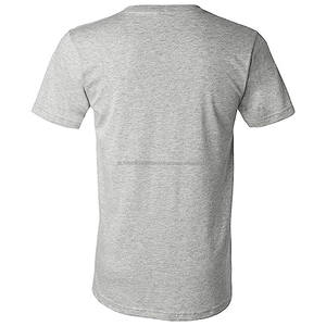 T-shirts à manches courtes pour hommes, t-shirts de performance, t-shirts unisexes, col en V parfait, t-shirts en tissu tri-blend - Product Image 5