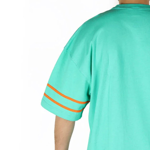 เสื้อยืดทรงบ็อกซี่ ฮิปฮอป ผ้าฝ้ายถัก 100% เนื้อหนา เป็นมิตรกับสิ่งแวดล้อม สำหรับผู้ชาย คุณภาพสูง สตรีทแวร์แบบสั่งทำได้ ทรงโอเวอร์ไซส์ ดีไซน์เรียบ - Product Image 5