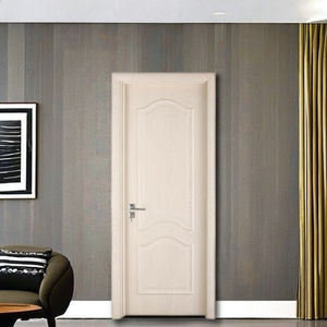 Porte en bois MDF moderne du fabricant vietnamien avec conception de modèle 3D, premier choix pour les portes d'appartement de villa OEM/ODM du Vietnam - Product Image 2