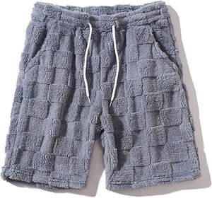 Sudadera con Capucha de Forro Polar para Hombre, Sudadera Sherpa Extra Grande, Sudadera Vintage, Conjunto de Pijama con Pantalones Cortos de Pana - Product Image 3