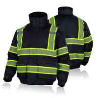 Chaquetas de Seguridad Laboral de Alta Calidad, Impermeables, de Alta Visibilidad, Chaqueta de Trabajo de Invierno, Ropa de Trabajo Térmica, Chaqueta Reflectante