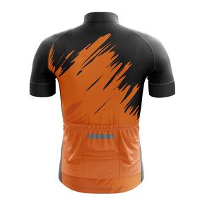 Haute qualité unisexe sublimé vélo course vêtements de sport fermeture éclair complète col montant maillots de cyclisme respirant grande taille caractéristique - Product Image 2