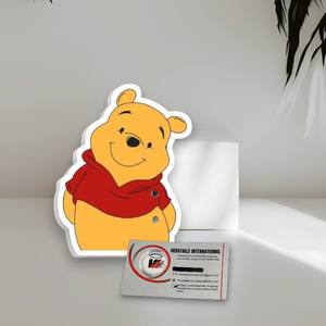 Palette magnétique carrée en acrylique pour cils, motif ours en peluche, cœur et diamant, écologique et réutilisable pour artistes - Meilleures ventes - Product Image 4