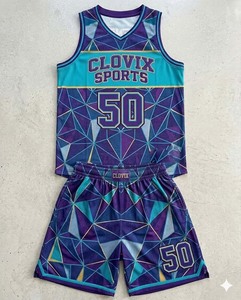 Conjunto de Camiseta y Pantalones Cortos de Baloncesto Reversibles Personalizados Clovix para Hombre con Nombre del Equipo, Número y Logotipo Sublimados, Uniforme Deportivo - Product Image 6