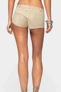 Short décontracté pour femme en tissu ultra extensible, non transparent, de qualité supérieure, taille haute, pour le fitness et l'entraînement - Product Image 5