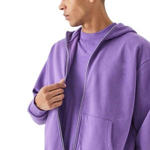 Pakistan Factory's Best Price Men's Winter <b>Zip</b> Fleece Tracksuit Premium Quality New Lightweight Polyester/Cotton <b>Hooded</b> - Product Image 5
