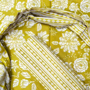 Tissu de costume d'été en coton non coupé avec dupatta en mulmul – Tissu de robe décontracté et de soirée pour femme - Product Image 1