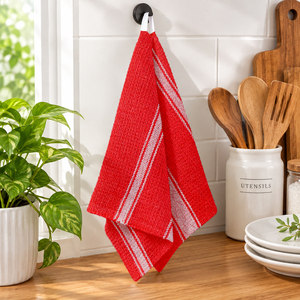 Paño de cocina reutilizable ecológico más vendido, paño de cocina tipo gofre teñido con hilo para limpieza de platos, paño súper absorbente. - Product Image 5