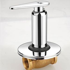 Grifo mezclador de pared oculto duradero, de latón cromado, para agua fría y caliente, accesorio de baño oculto, grifo de fontanería de alta resistencia. - Product Image 3