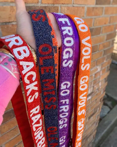 Go Cats Webbing <b>Strap</b> With Raised Text And Paw Print Design Fashion Ribbon For Bag Accessories - Product Image 2