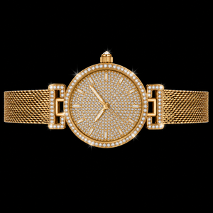 Elegante Reloj de Mujer con Esfera Cuadrada Plateada y Cristales, Correa de Brazalete con Bisel de Cristal Pavé y Visualización Minimalista con Marcadores - Product Image 2