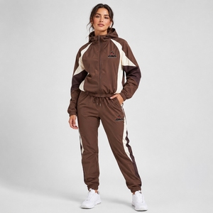 <b>Women</b> <b>Windbreaker</b> Tracksuit Waterproof Jacket Matching Pants Set Breathable Lightweight Athletic Clothing For Running Fitness - Product Image 1