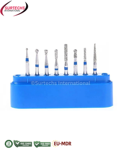 ชุดเตรียมโพรงฟัน Surtechs FG Diamond Burs FG103 จำนวน 8 ชิ้น เครื่องมือบูรณะฟัน - Product Image 4