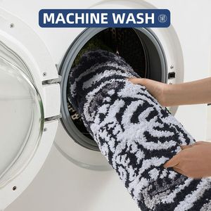 Tappeto da Bagno Ultra Morbido in Stile Tigre Tibetana, Antiscivolo, Assorbente, Design Tufted Ultra Lussuoso - Product Image 5