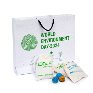 Sacs de courses personnalisés en gros, sacs en papier kraft recyclables pour les marques de détail et de vêtements - Product Image 1