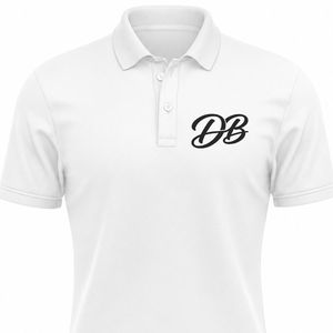 Polo personnalisé en gros unisexe en coton piqué blanc à manches courtes avec logo brodé, uniforme de golf, fournisseur OEM ODM - Product Image 2