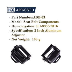Ajusteur de ceinture de sécurité ADB-03 pour systèmes de harnais de course et UTV ATV, pièces de course fabriquées directement par le fabricant taïwanais - Product Image 4
