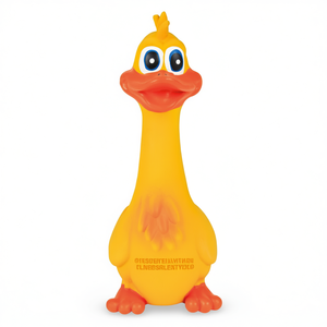 Pato con sonido original de látex, juguete interactivo para mascotas de 18 cm - Product Image 2