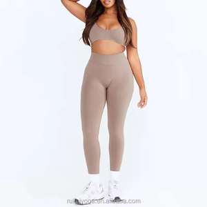 Leggings Deportivos con Patrón Sólido, Pantalones de Yoga y Ejercicio, Ropa Deportiva para Yoga y Entrenamiento - Product Image 6