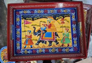 Colorful Handmade Eco-Friendly Contemporary <b>Wooden</b> Trays for Bedroom Apartment School Use - Product Image 2