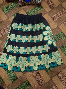 Custom Floral Women <b>Summer</b> <b>Skirts</b> Vintage Printed Lady Polyester Cotton Pleated <b>Skirt</b> High Quality Casual <b>Long</b> <b>Skirts</b> New Style - Product Image 2