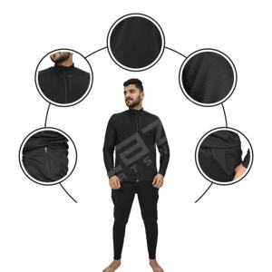 Blaze Fight Wear Invierno 100% Algodón Transpirable Logotipo personalizado Chándal deportivo para hombre para gimnasio Yoga Correr - Product Image 5