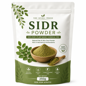 Poudre de feuilles de Sidr 100% pure, de qualité cosmétique naturelle, 250g, riche en antioxydants et minéraux pour la croissance des cheveux, parmi les plus vendues - Product Image 1
