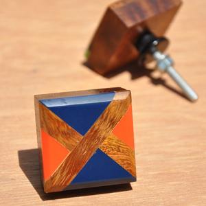 Poignée de porte d'armoire en résine de luxe au charme vintage – Bouton supérieur avancé en résine – Poignées et boutons de meubles - Product Image 4