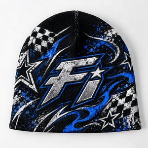 Wholesale Unisex High Quality Custom Logo Plain Designer All Over Sublimation Print Beanies Cap Y2K Jacquard Warm Beanies Luxury - Product Image 1