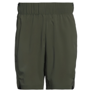 <b>Men's</b> Solid <b>Green</b> Quick Dry Bermuda <b>Shorts</b> Elastic Waist Casual Woven Polyester - Product Image 1