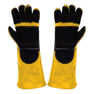 Gants de travail en cuir de vachette renforcé de haute performance, gants de protection individuelle ignifuges pour la soudure - Product Image 2