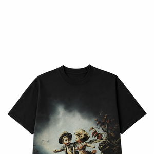 Camiseta con estampado gráfico personalizado, nueva tendencia, estilo vintage, manga corta, 100% algodón jersey, para un uso cómodo unisex. - Product Image 3