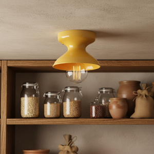 Lámpara <span class=keywords><strong>de</strong></span> <span class=keywords><strong>Techo</strong></span> Amarilla SIMIG, Estilo Macaron, <span class=keywords><strong>para</strong></span> Interiores, Pasillos, Lavanderías, Sótanos y Porches - Product Image 5