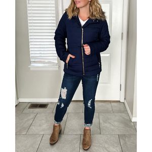 2025 femmes décontracté chaud hiver matelassé fausse fourrure Parka revers fermeture éclair bouffant manteau doudoune - Product Image 6