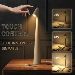 Lámpara de Mesa Cónica de Cerámica Minimalista, Iluminación Geométrica de Escritorio, Decoración Moderna para el Hogar, Luz de Acento para Sala de Estar Interior - Product Image 4