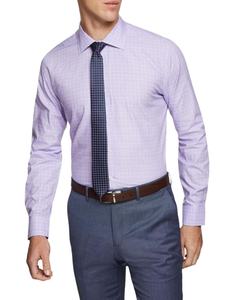 Camisa de manga larga para hombre, camisa Formal de oficina, Color liso, precio barato, 100% algodón, venta al por mayor, logotipo personalizado de calidad orientada a la exportación, OEM - Product Image 1