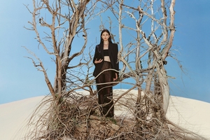 Jupes pour femmes en gros – Élégante jupe trapèze MIRENA 100 % coton, longue et droite – Vêtements tendance pour femmes de la marque WhiteAnt - Product Image 6