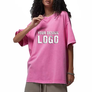 Wholesale Custom 275 GSM Batik Vintage Oversized Cotton T-Shirt Loose Fit Streetwear OEM - Product Image 5
