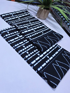 Tela de Algodón Viscosa con Estampado Africano de Malla Premium, Colección 2025 para Ropa de Mujer - Product Image 3