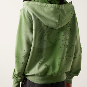 Sweat-shirts personnalisés en coton et polyester, effet usé, légers, de qualité supérieure, pour hommes - Product Image 5