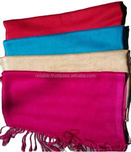 Le plus récent modèle doux rayonne imprimé adulte châle confortable VISCOSE PASHMINA pour le printemps bas prix écharpe traditionnelle - Product Image 3