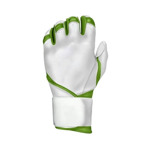 Gants de frappe classiques personnalisés pour adultes, paire, baseball, softball, spandex, gris, noir, fermeture auto-agrippante, ambidextres - Product Image 2