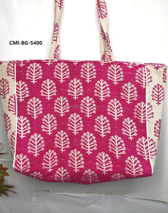 Bolso de estilo de vida de trabajo de yute de lona para mujer, nueva colección, bolso de mano personalizable de tamaño mediano, bolsa de regalo portátil, compras personalizadas - Product Image 1